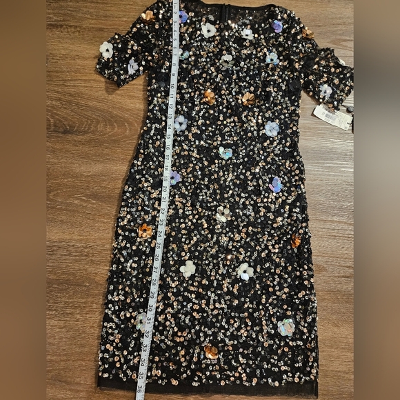 NWT Adrianna Papell Sequin Cocktail Mini Dress - Picture 14 of 15